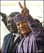 Colonel Gadaffi is the driving force behind the AU